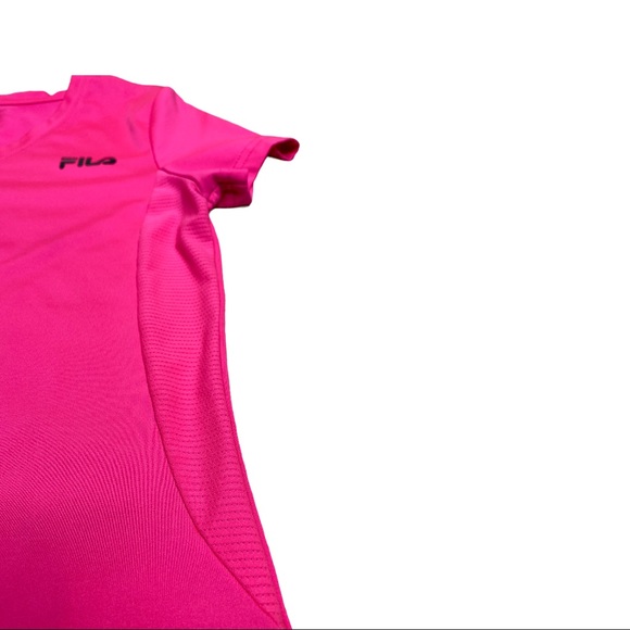Fila Workout Highlighter Pink T-shirt Size Small - Picture 5 of 6